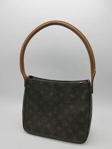 ◆LOUIS VUITTON ルイヴィトン モノグラム ルーピング MM M51146 ワンショルダーバッグ ショルダーバッグ LV ブラウン 中古品