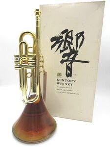 ☆SUNTORY WHISKY サントリーウイスキー 響 トランペット型ボトル 楽器シリーズ 500ml 43% ジャパニーズウイスキー 未開栓 古酒 箱付き☆