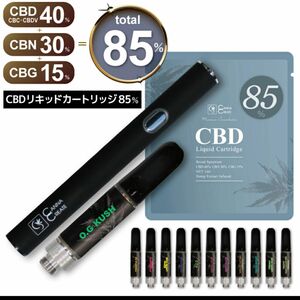 CBDリキッド 85％ スターターキット 1ml CBD CBN CBG CBC CBDV