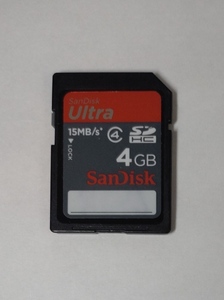 SanDisk Ultra 15MB/S SD HC 4GB！