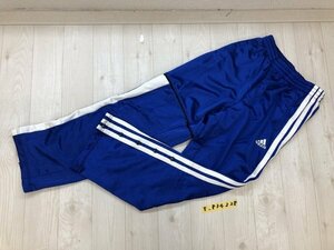 adidas アディダス メンズ サイドライン ジャージパンツ M-L 青白