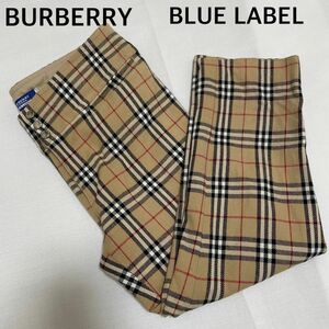 BURBERRY BLUELABEL バーバリーブルーレーベル　7部丈　パンツ　ボトムス　レディース