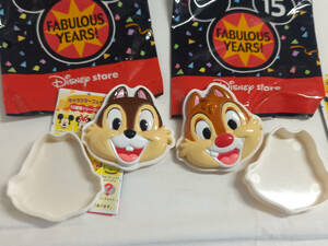 ● ディズニー Disney store FABULOUS YEARS!15 チップ＆デール　キャラクターフェイス型ケース