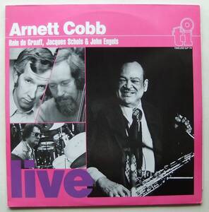 ◆ ARNETT COBB - REIN DE GRAAFF / Live ◆ Timeless SJP 174 (Holland) ◆