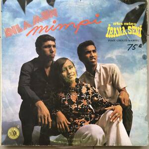 LP Indonesia「 Orkes Melayu Irama Seni 」インドネシア Tropical Funky Dangdut Jazzy 70's 幻稀少盤 人気楽団