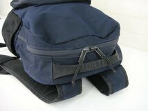 3204T【本物保証】 PORTER ポーター FRONT DAYPACK フロント デイパック リュックサック ネイビー_画像6