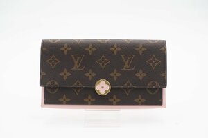 ☆安心の３大保証☆ ABランク ≪LOUIS VUITTON ルイ ヴィトン/二つ折り長財布≫ M62936 モノグラム ポルトフォイユ フロール 美品 送料無料