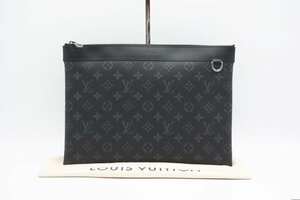 ☆安心の３大保証☆ Aランク ≪LOUIS VUITTON ルイ ヴィトン/クラッチバッグ≫ M62291 モノグラム エクリプス ポシェット ディスカバリー