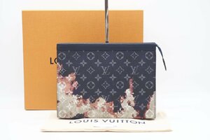 ☆安心の３大保証☆ Aランク ≪LOUIS VUITTON ルイ ヴィトン/クラッチバッグ≫ M82825 モノグラム ブリーチ ヴォワヤージュ ノワール 極美