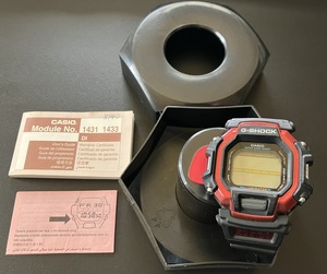 【激レア】G-SHOCK コイントス テクノ 海外専売モデル DW-8140 レッド ブラック 赤 ガンダム メタル CASIO カシオ 腕時計 限定 電池交換済