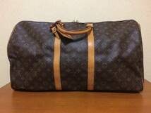 LOUIS VUITTON ルイヴィトン ボストンバッグ キーポル・バンドリエール55 M41414　モノグラム_画像2