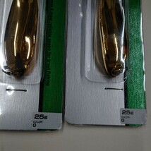 新品 ダイワ DAIWA チヌークS 25g フックレス G 2個セット スプーン サクラマス サツキマス サーモン _画像2