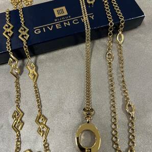 GIVENCHY ネックレス 3本 まとめ◆ジバンシィ ジバンシイ ロングネックレス ゴールド色 アクセサリー ◆管No18616の画像1