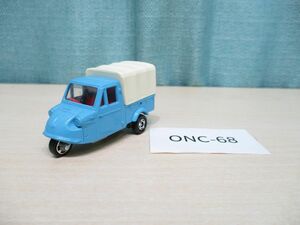 コONC-68【当時物】TOMICAトミカ■ダイハツ ミゼット/midget No.62■日本製/MADE IN JAPAN■S=1/50/TOMY旧トミー 水色×白