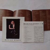 美品初回盤マライア・キャリー(MARIAH CAREY)「BUTTERFLY(バタフライ)」1997年ソニーレコード国内盤_画像3