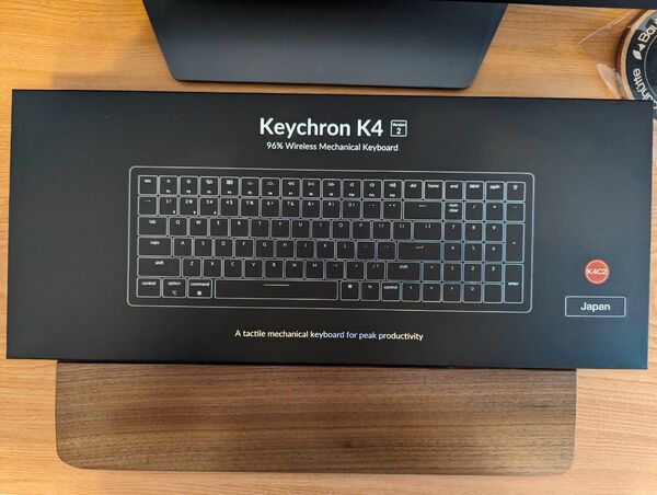 keychron K4 US配列 青軸 RGB パームレスト