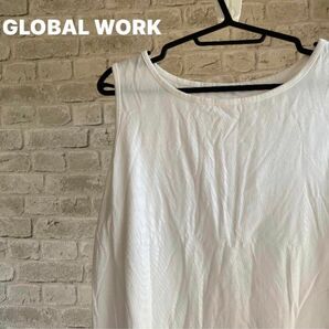 【5/19処分】GLOBAL WORK タンクトップ 10