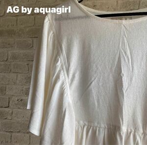 AG by aquagirl フリル袖カットソー M