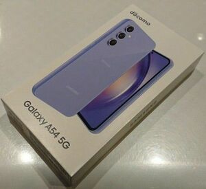 新品 未使用 ドコモ docomo SAMSUNG SC-53D Galaxy A54 5G Violet ③