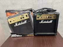 【＃8279】Marshall マーシャル MG10CD 小型ギターアンプ コード付き 【通電確認済】_画像1