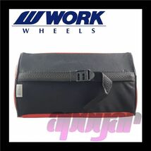 WK-1602 WORK(ワーク) ヘッドレスト (ネックパッド) レッド カーボン レザー調 在庫・追跡有り_画像5