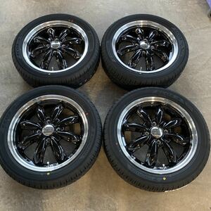 ララパームカップ2 ◆165/55R15◆ヨコハマ　エコス◆新品4本セット◆ララパームラパンスペーシアワゴンR N-BOX タント　ブラック