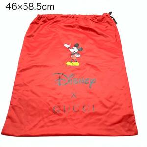 GUCCI Disney グッチ ディズニー ミッキーマウス 布袋 コラボ ダストパック 付属品 巾着 ポーチ マルチケース 管理RY229