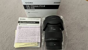 SIGMA 28-70mm F2.8 DG DN Contemporary SONY シグマ ソニー Eマウント用