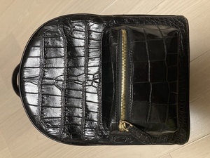  crocodile. rucksack new goods unused wani leather 