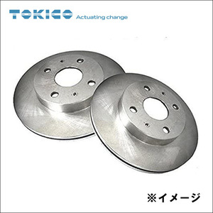  Canter FE серия FE636E Tokico производства передний тормозной диск TY100 левый и правый в комплекте (2 листов ) TOKICO бесплатная доставка 