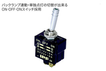 IPF バックランプ 作業灯 ワークライト LED 12V 24V 共通 816XL ステー取付タイプ 1200lm 6000K 送料無料_画像5