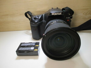 ☆PENTAX デジタル一眼カメラ smc DA 1:2.8 16-50 77㎜レンズセット(K20D-W)1460万画素 難あり③!!