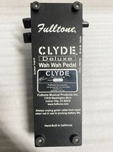 中古美品　FULLTONE Clyde DELUXE Wah ワウペダル フルトーン音響機材 _画像5