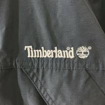 Timberland ティンバーランド　ナイロンジャケット マウンテンパーカー ブラック　USサイズXS 日本L相当　アウトドア　アメカジ　スト古着_画像2