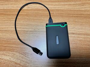 【中古美品】Transcend HDD 1TB TS1TSJ25M3S ポータブルHDD