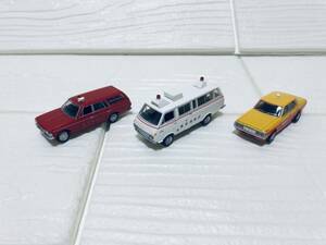 ★★ ミニカー THE CAR COLLECTION 80 S＝1/80 TOYOTA HIACE TOYOPET CROWN TOYOTA CROWN トミテック トヨタ クラウン