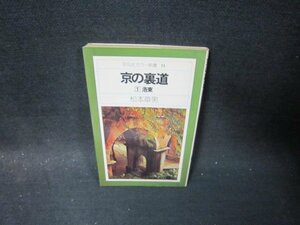 京の裏道1　洛東　松本章男　平凡社カラー新書　日焼け強シミ有/SCR