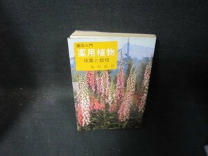 園芸入門　薬用植物　採集と栽培　日焼け強シミ折れ目歪み有/TAE