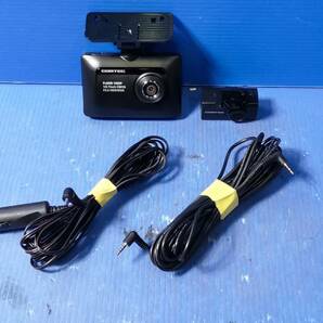 コムテック ZDR-015 前後 2カメラ ドライブレコーダー ドラレコ microSDカード欠品 動作確認OK   0327-3の画像1