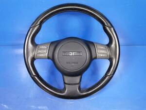 DaihatsuGenuineOP　MOMO　Steering　Steering　Steeringスイッチincluded　L185S ムーブcustom　インフレーター欠品　　　0329-7