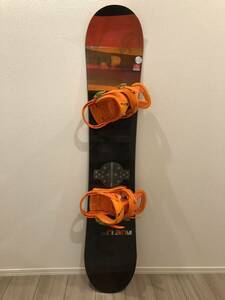 【正規品】スノーボード BURTON 人気モデルCUSTOM small 140cm BIN付き