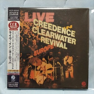 再値下20bitデジタルリマスターK2盤 CCR/クリーデンス・クリアウォーター・リバイバル【ライヴ・イン・ヨーロッパ+2】国内盤