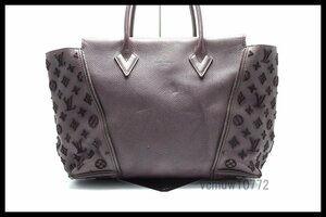 近年モデル希少美中古■LOUIS VUITTON モノグラムヴェルール トートw PM レザー トートバッグ ルイヴィトン■0229cd366-2K