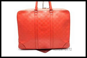 近年モデル希少美中古■LOUIS VUITTON ダミエアンフィニ PDV レザー ビジネスバッグ ブリーフケース ルイヴィトン■0307hb81-3D