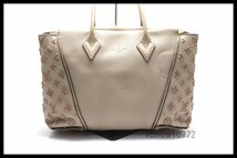 近年モデル希少美中古■LOUIS VUITTON モノグラムヴェルール トートw PM レザー トートバッグ ルイヴィトン■0314nn773-10_画像1