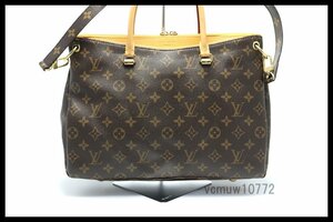 近年モデル希少美中古■LOUIS VUITTON モノグラム パラス レザー 2way ハンドバッグ ルイヴィトン■0314om24026