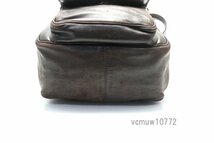 希少美中古■BOTTEGA VENETA イントレチャート レザー リュックサック ボッテガヴェネタ■0314ga28587_画像3