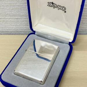 【未着火】 zippo ライター STERLING 2002 シルバー 銀 喫煙具 喫煙グッズ ジッポ 化粧箱付 ヴィンテージ 火花確認済み 未使用 保管品