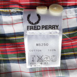 【FRED PERRY】フレッドペリー 半袖シャツ Sの画像5