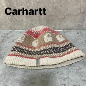 Carhartt カーハート ビーニー ニット帽 内側フリース y2k ニットキャップ